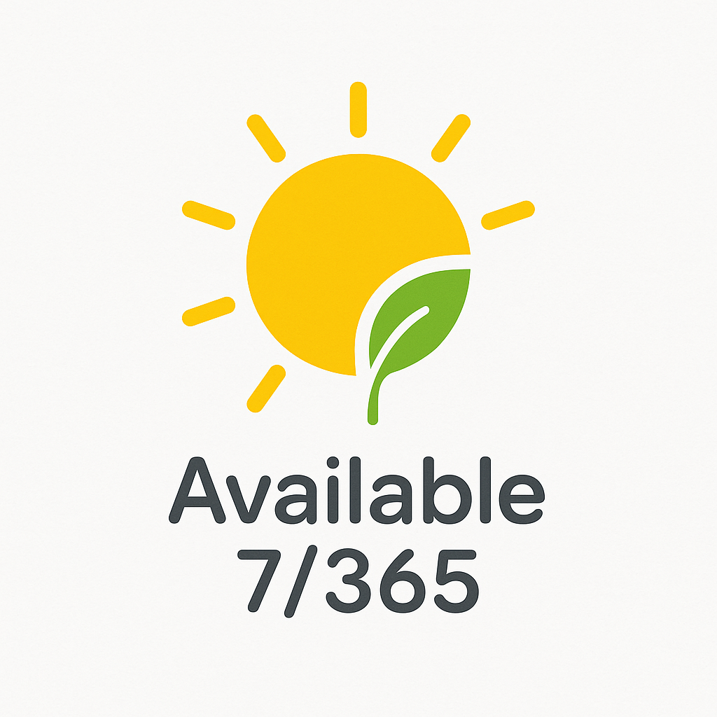 Available 7/365